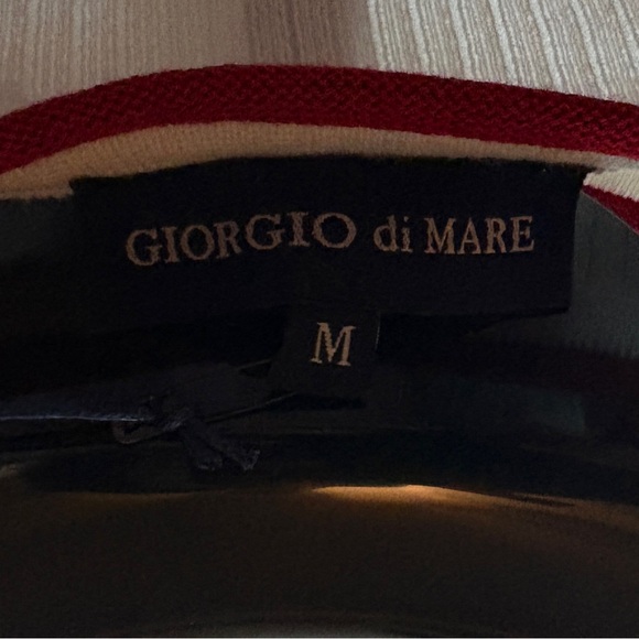 NWT Giorgio di Mare Men’s Sweater Size M, Yachting Collection, Red, White, Blue - Picture 4 of 7